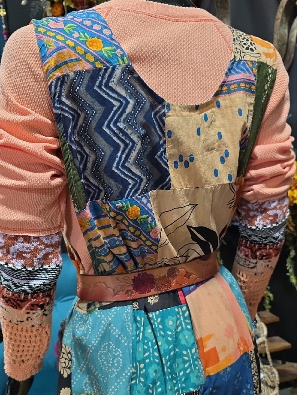 POL Colorful Boho Patchwork Jumper! - Picture 10 of 15